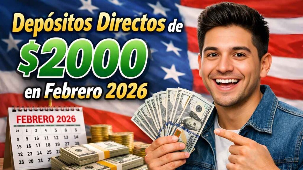Depósitos Directos de $2000 en Febrero 2026: Reglas de Beneficiarios y Cronograma de Elegibilidad