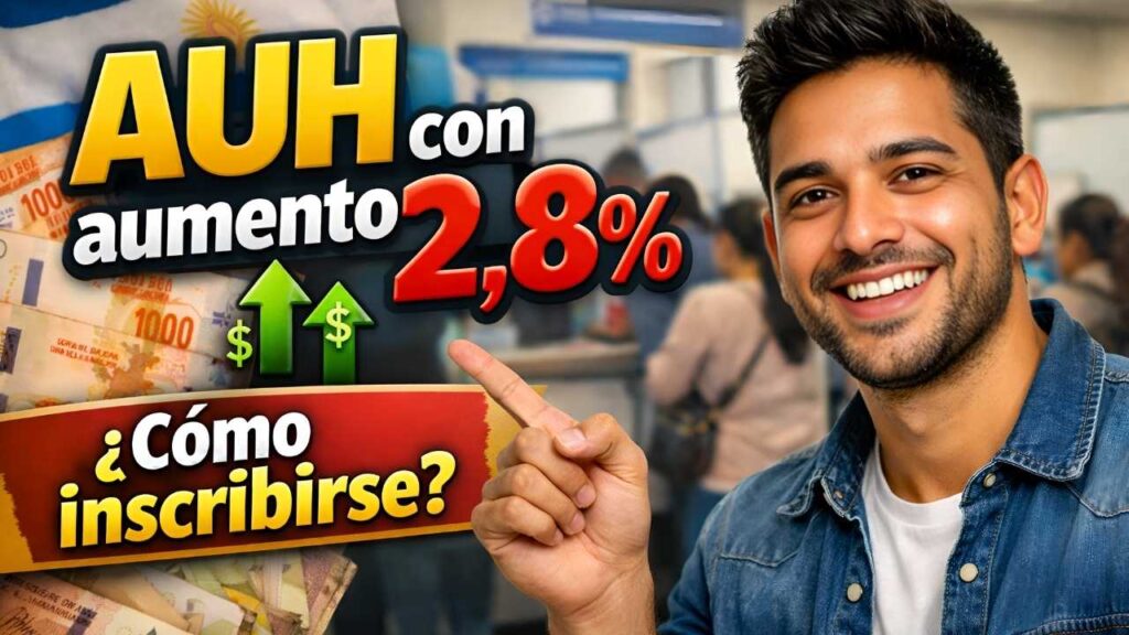 AUH con aumento 2,8%: cómo inscribirse, quiénes reciben y fechas de cobro confirmadas