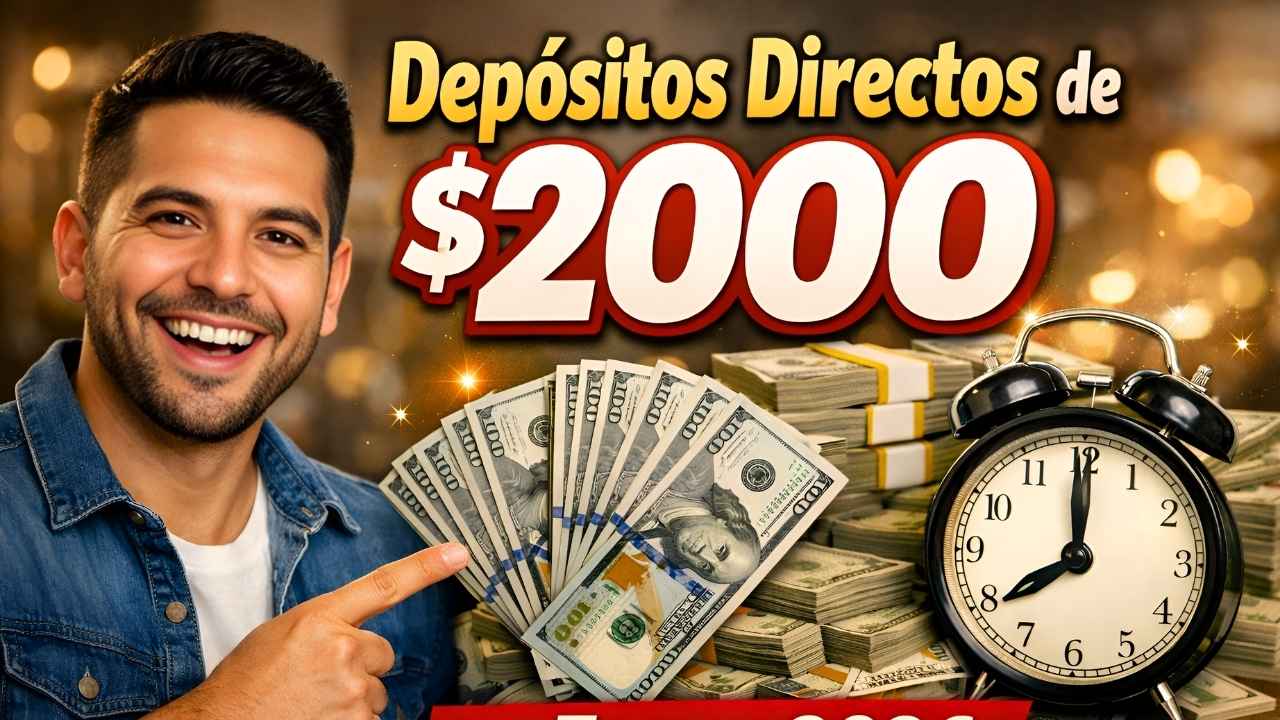 Depósitos Directos de $2000 en Enero 2026: Guía Completa de Elegibilidad, Cronograma y Beneficiarios