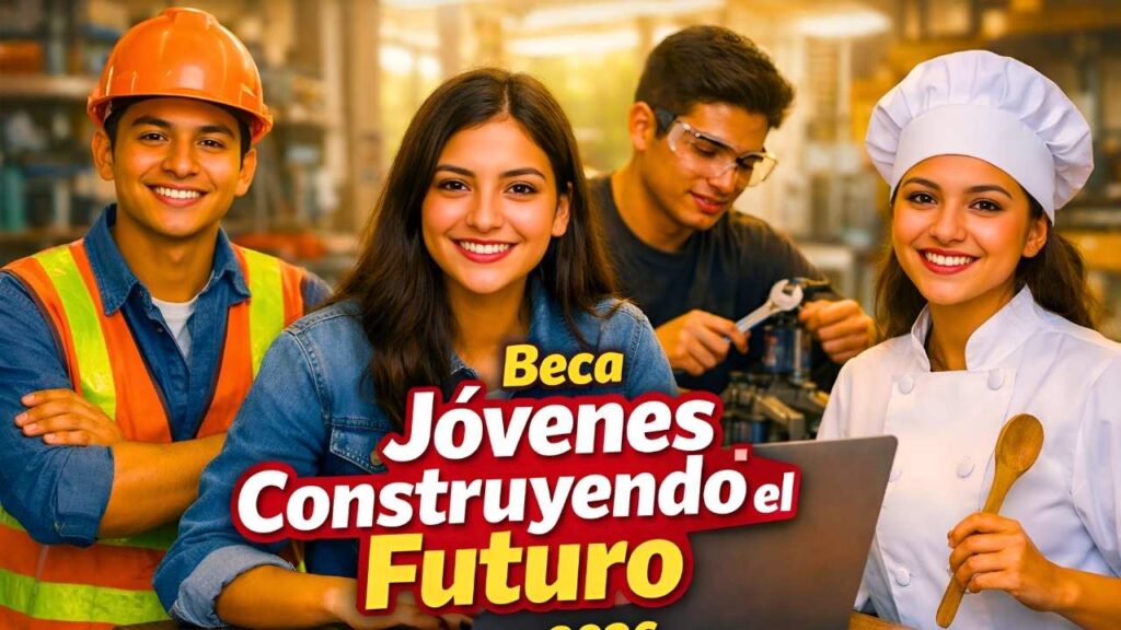 Beca Jóvenes Construyendo el Futuro marzo 2026: $7,572 mensuales, cómo inscribirse y día de pago