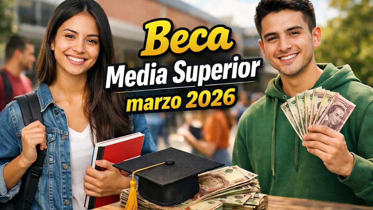 Beca Media Superior marzo 2026: $1,680 mensuales, quiénes aplican y cómo registrarse