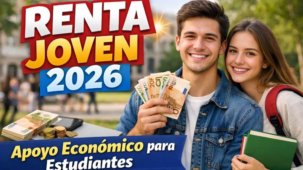 Renta Joven 2026: apoyo económico para estudiantes, cómo inscribirse y calendario de giros febrero–marzo