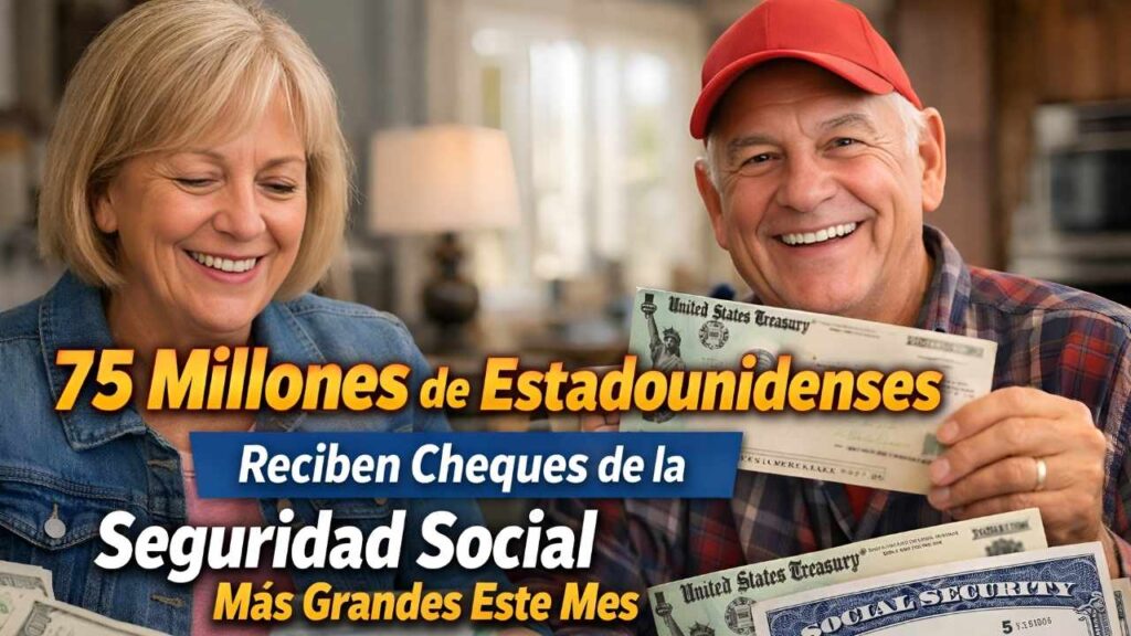 75 Millones de Estadounidenses Reciben Cheques de la Seguridad Social Más Grandes Este Mes: Descubre los Nuevos Montos