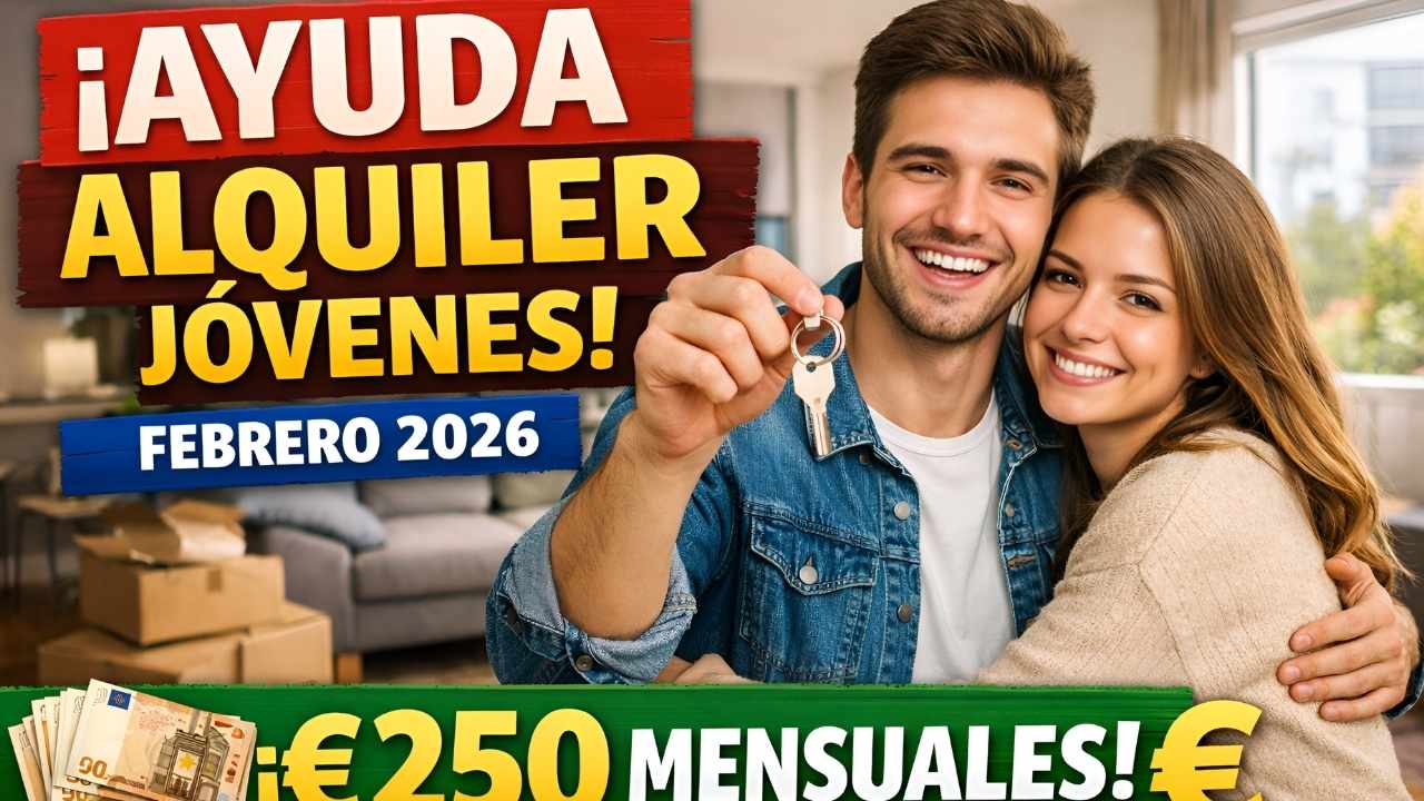 Ayuda alquiler jóvenes febrero 2026: €250 mensuales, quiénes aplican y cómo solicitar