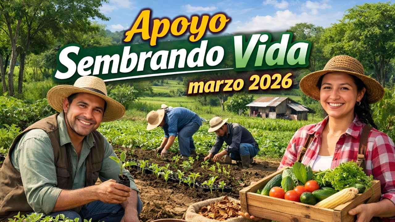 Apoyo Sembrando Vida marzo 2026: $6,000 mensuales, quién aplica y fechas de pago oficiales