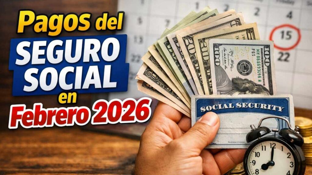 Pagos del Seguro Social en Febrero 2026: Calendario Oficial con 4 Fechas de Cheques