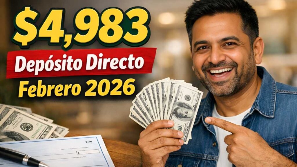 $4,983 Depósito Directo Febrero 2026: Elegibilidad, Fechas de Pago y Detalles del IRS